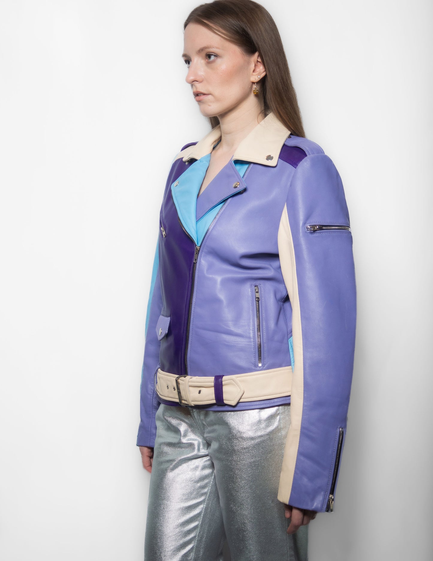 Quad-Tone Biker Jacket