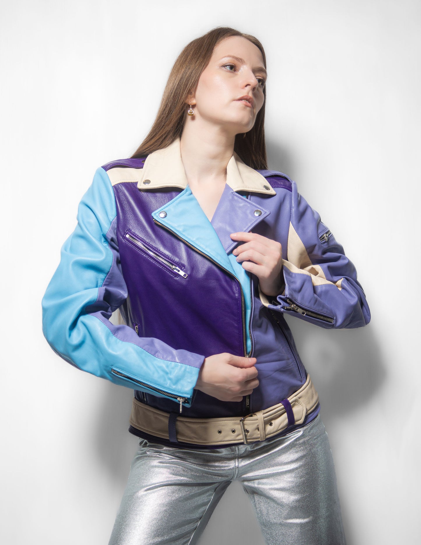 Quad-Tone Biker Jacket