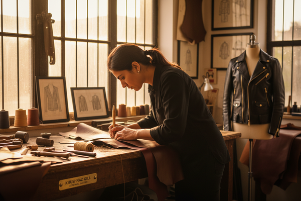 Artist of leather jacket 